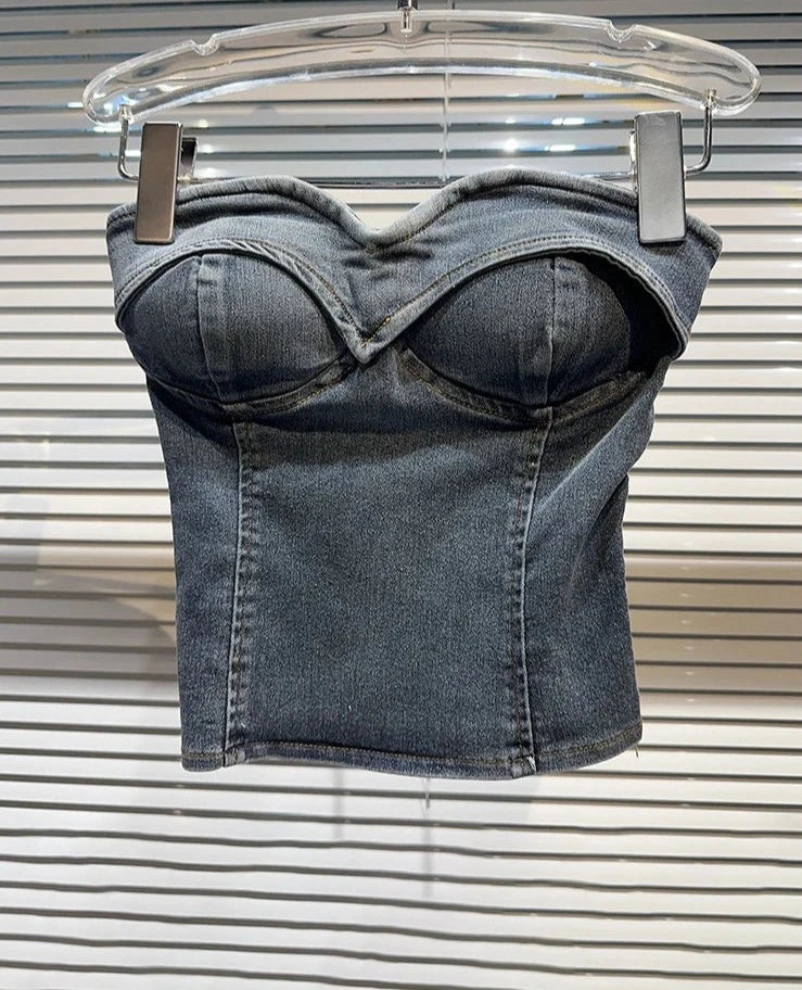SWEETHEART JEAN TOP