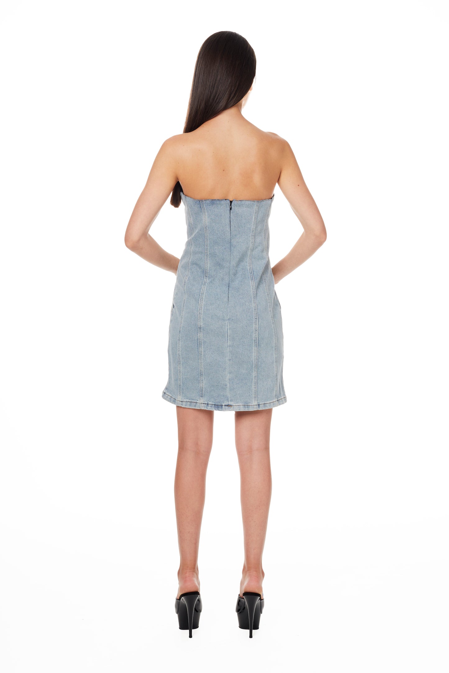 INEZ DENIM DRESS