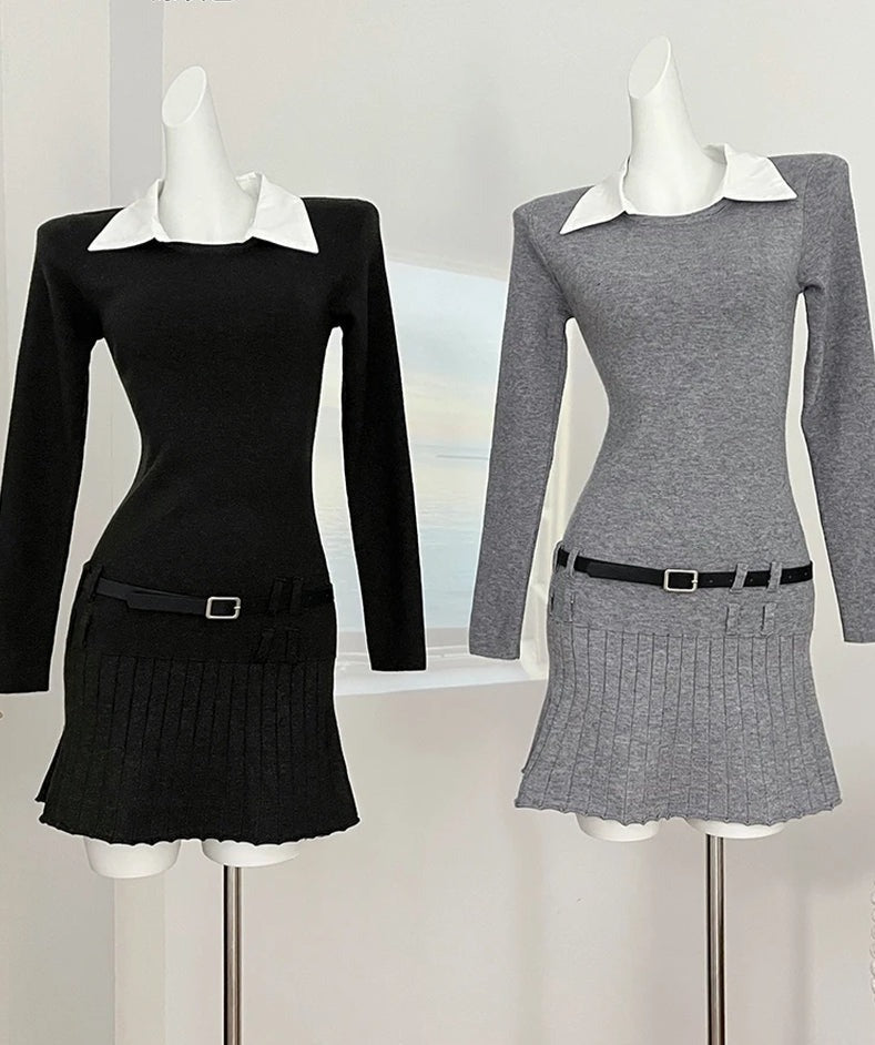 COLLARED DRESS